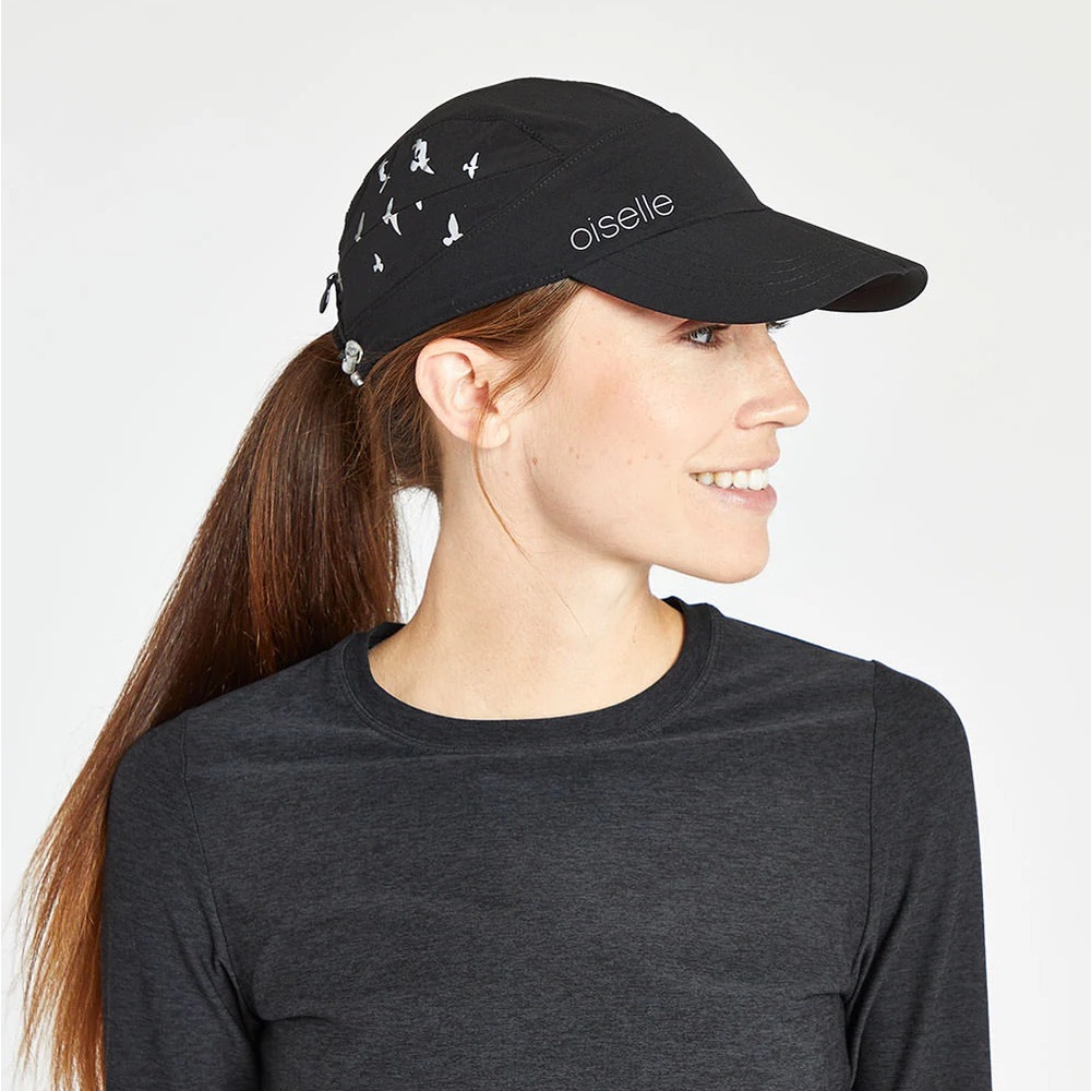 Oiselle Roga running hat - orange